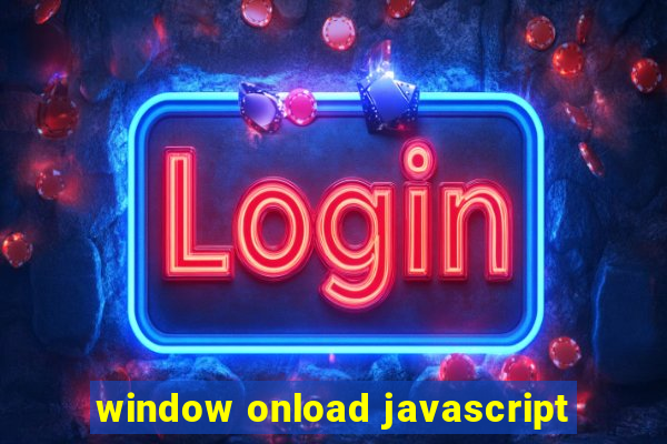 window onload javascript