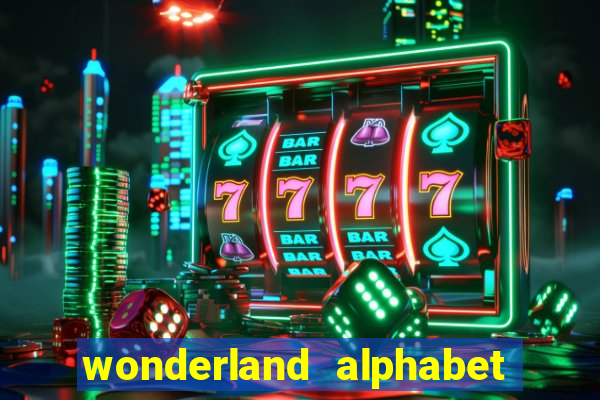 wonderland alphabet comic studio