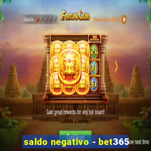 saldo negativo - bet365