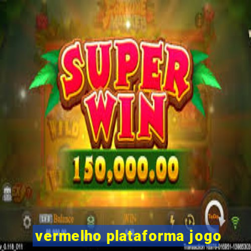 vermelho plataforma jogo