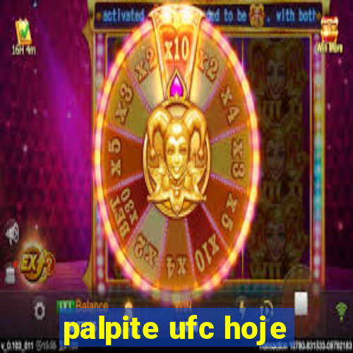 palpite ufc hoje