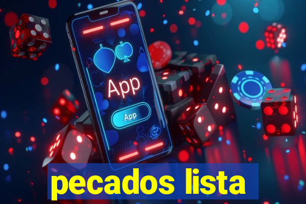 pecados lista