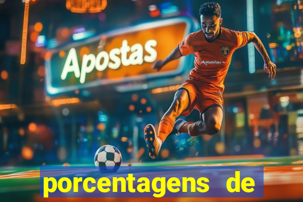 porcentagens de jogos pagantes