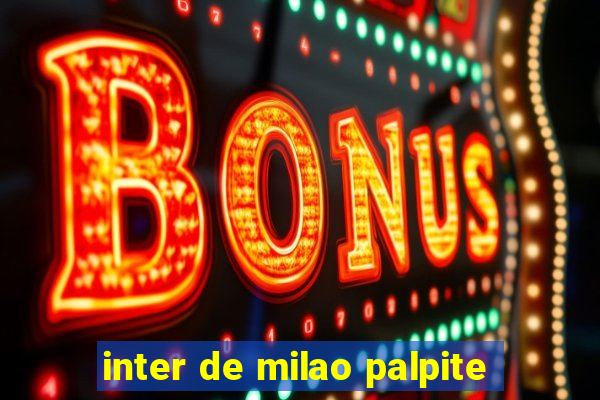 inter de milao palpite