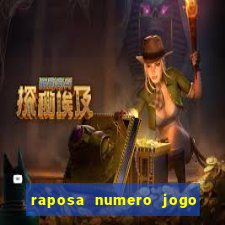 raposa numero jogo do bicho