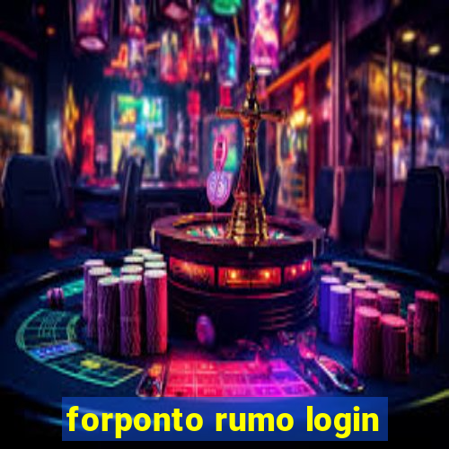 forponto rumo login