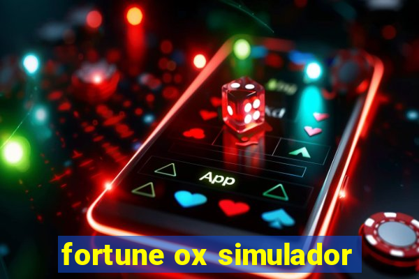 fortune ox simulador