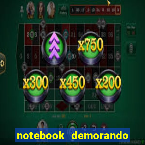 notebook demorando para ligar tela preta