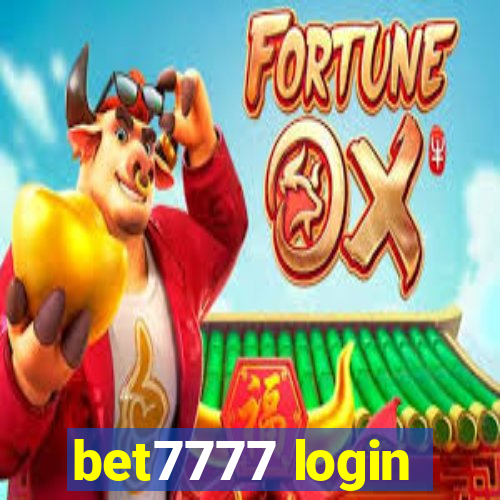 bet7777 login