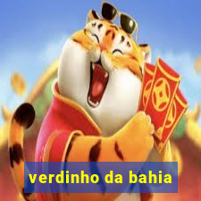 verdinho da bahia