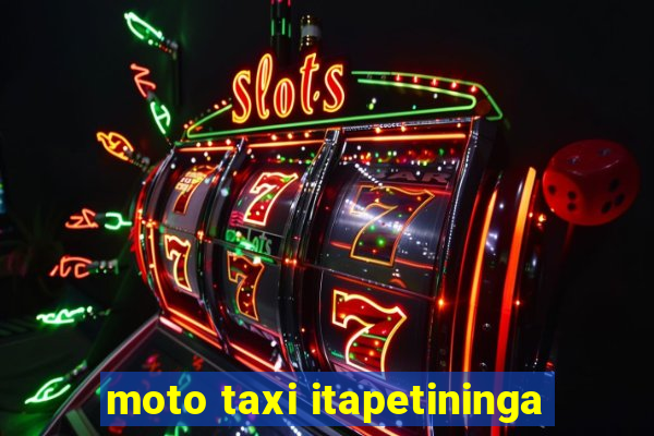 moto taxi itapetininga