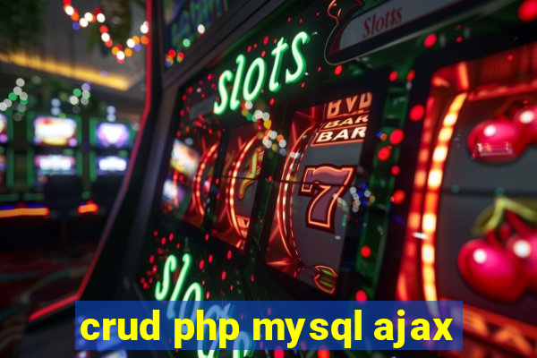 crud php mysql ajax