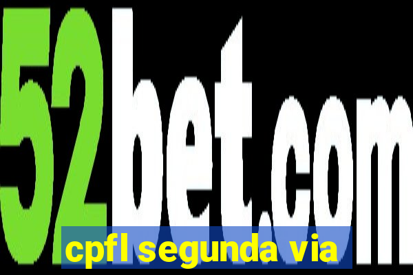 cpfl segunda via