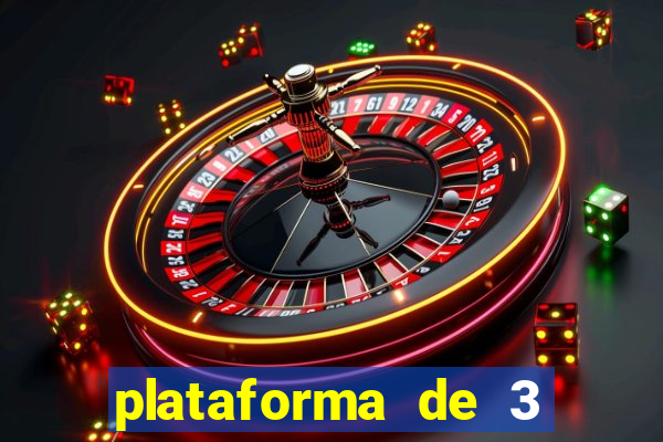 plataforma de 3 reais jogo