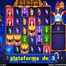 plataforma de 3 reais jogo