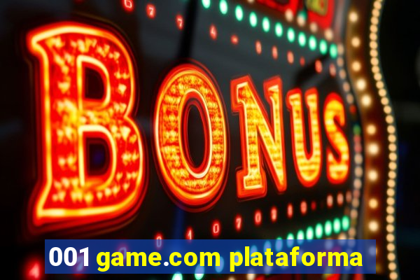 001 game.com plataforma