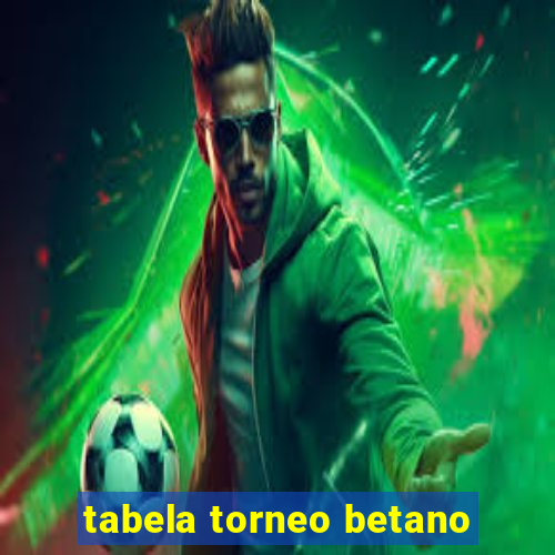 tabela torneo betano