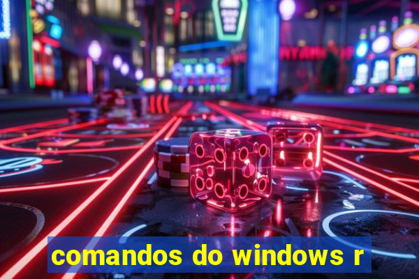 comandos do windows r