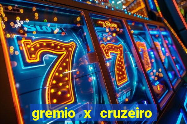 gremio x cruzeiro ao vivo hd