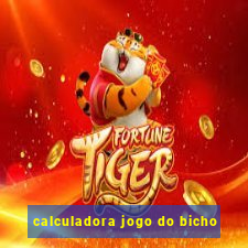 calculadora jogo do bicho