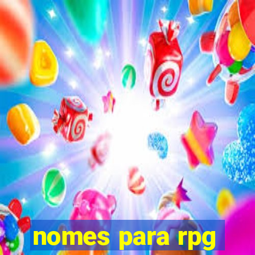 nomes para rpg