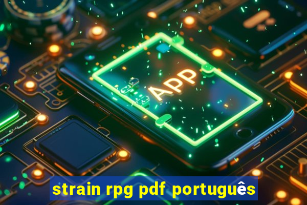 strain rpg pdf português