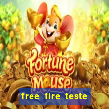 free fire teste grátis jogar agora