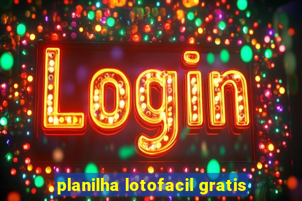 planilha lotofacil gratis