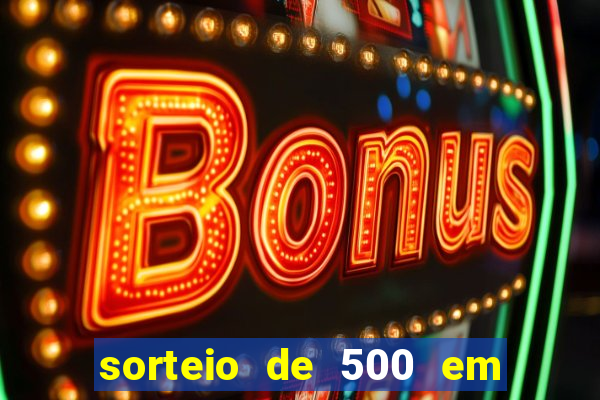 sorteio de 500 em cash toda segunda feira novibet como funciona