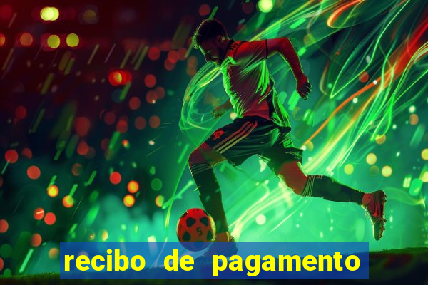 recibo de pagamento word editável