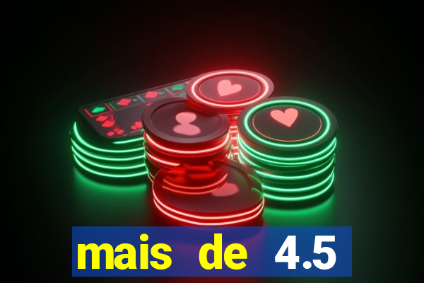 mais de 4.5 escanteios o que significa