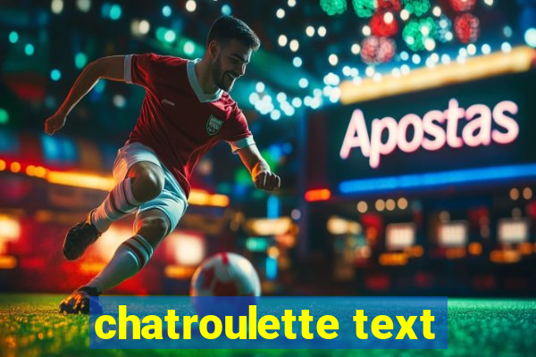 chatroulette text