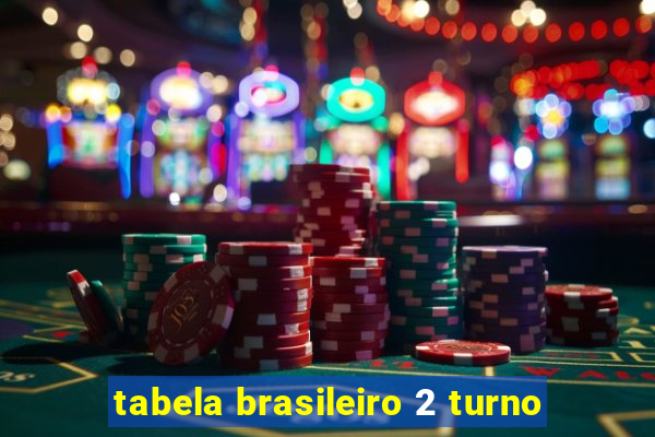 tabela brasileiro 2 turno
