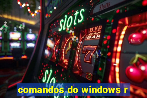 comandos do windows r