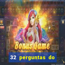 32 perguntas do livro do destino