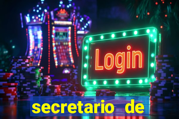 secretario de esporte salario