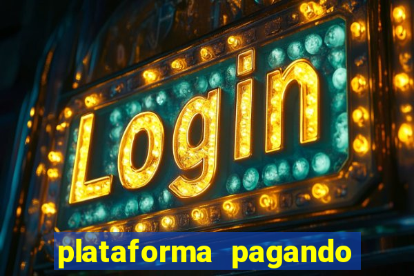 plataforma pagando fortune tiger