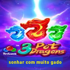 sonhar com muito gado