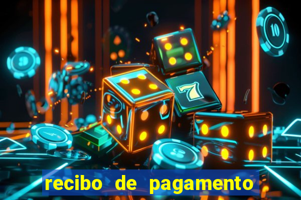recibo de pagamento em word